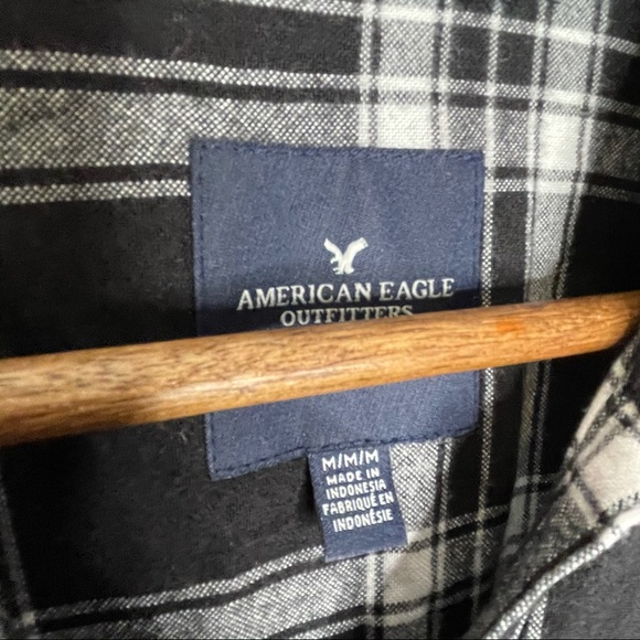 American Eagle outfitters black plaid dress M - Picture 6 of 10